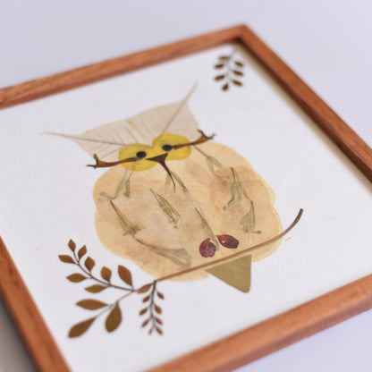 Wall hanging medium - White owl