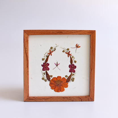Wall hanging small - Flower wreath