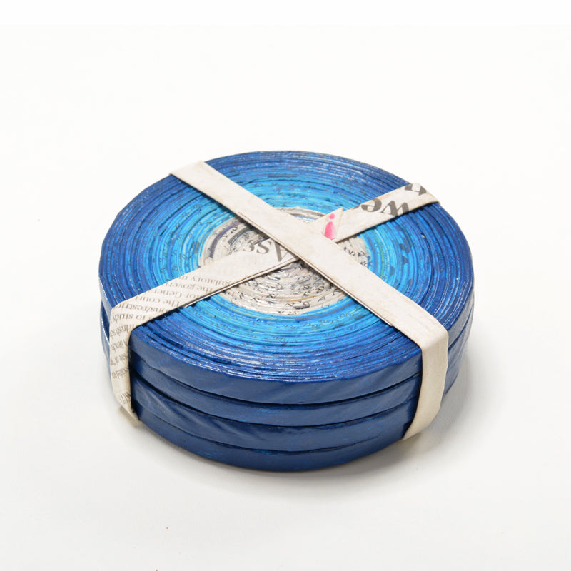Upcycled Coiled Newspaper Tea coaster