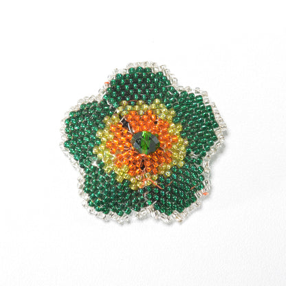 Agate Flower Clip