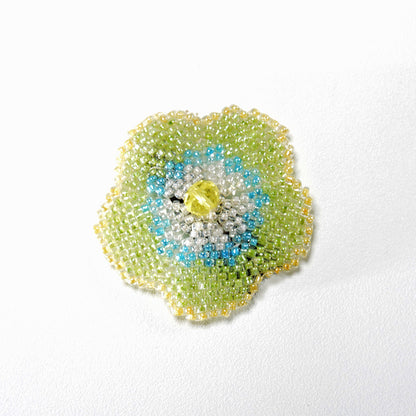 Agate Flower Clip