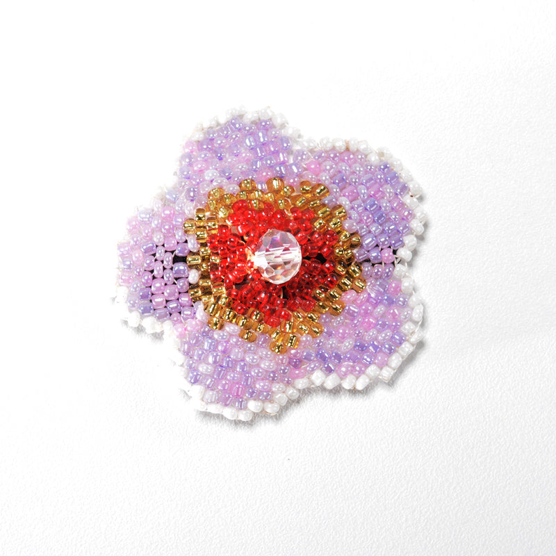 Agate Flower Clip
