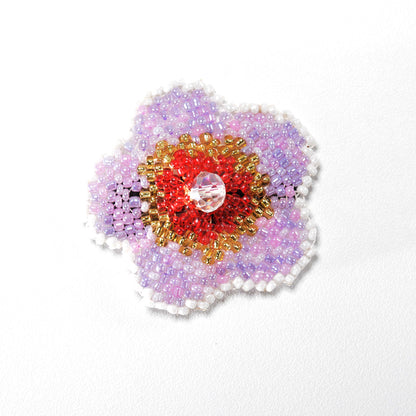 Agate Flower Clip