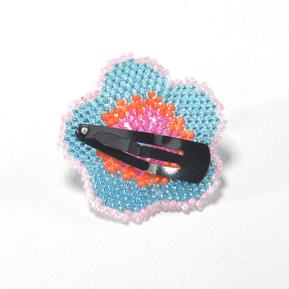 Agate Flower Clip