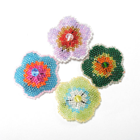 AGATE FLOWER CLIP