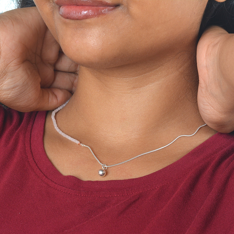 Handcrafted 925 Sterling Silver Gemstone Necklace