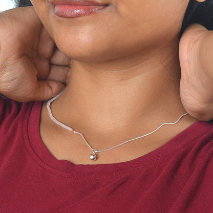 Handcrafted 925 Sterling Silver Gemstone Necklace