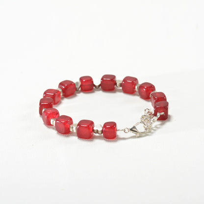 Square Agate Bracelet