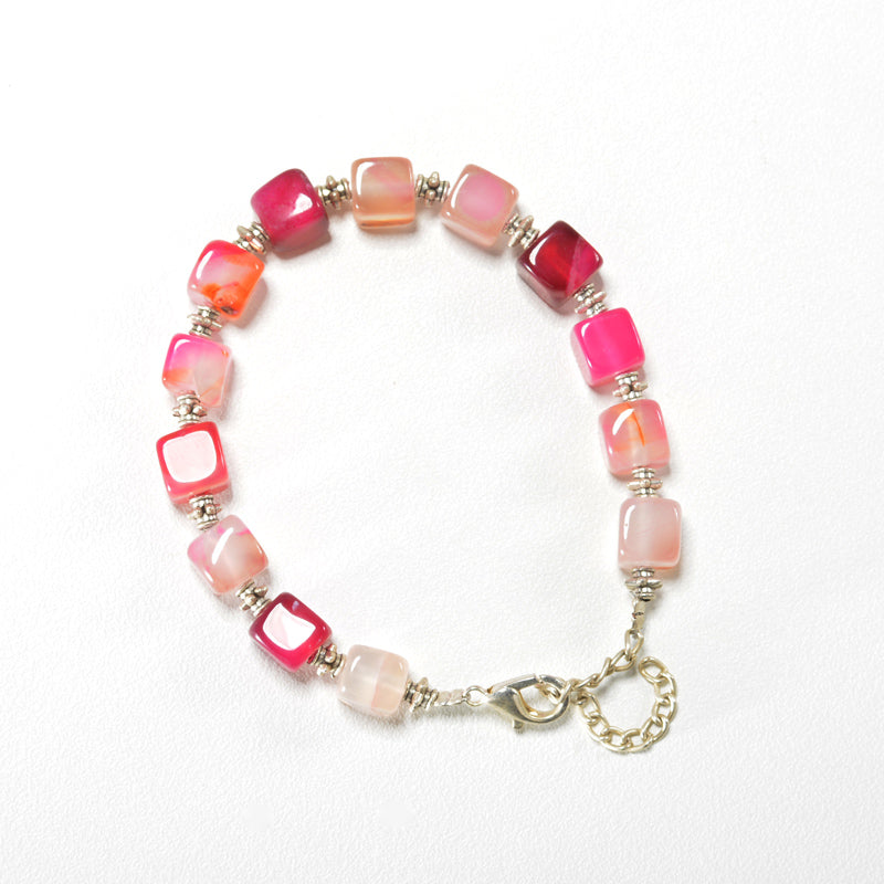 Square Agate Bracelet