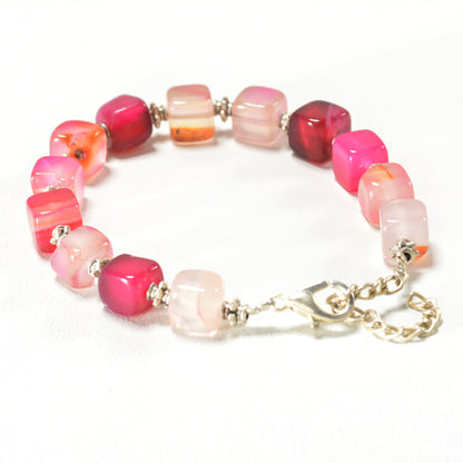 Square Agate Bracelet
