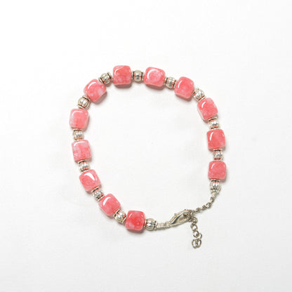 Square Agate Bracelet
