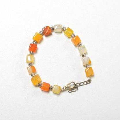 Square Agate Bracelet