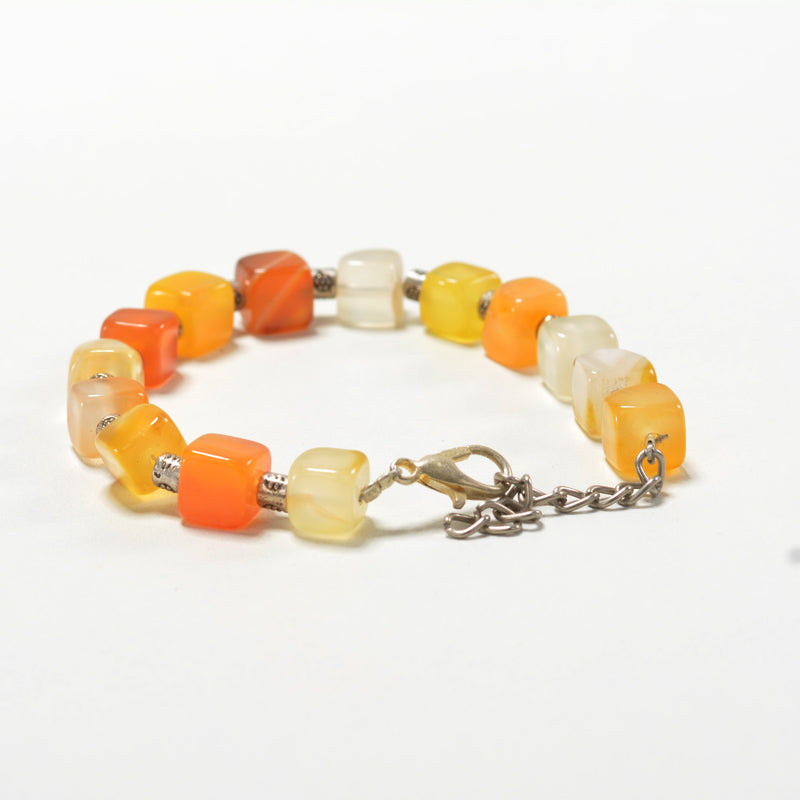 Square Agate Bracelet