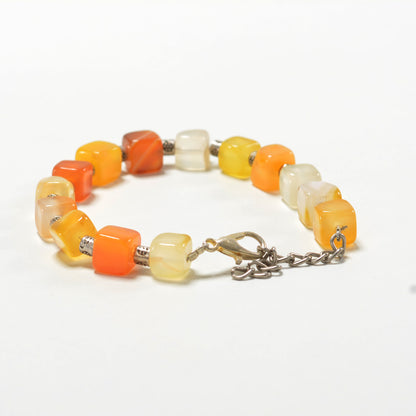 Square Agate Bracelet