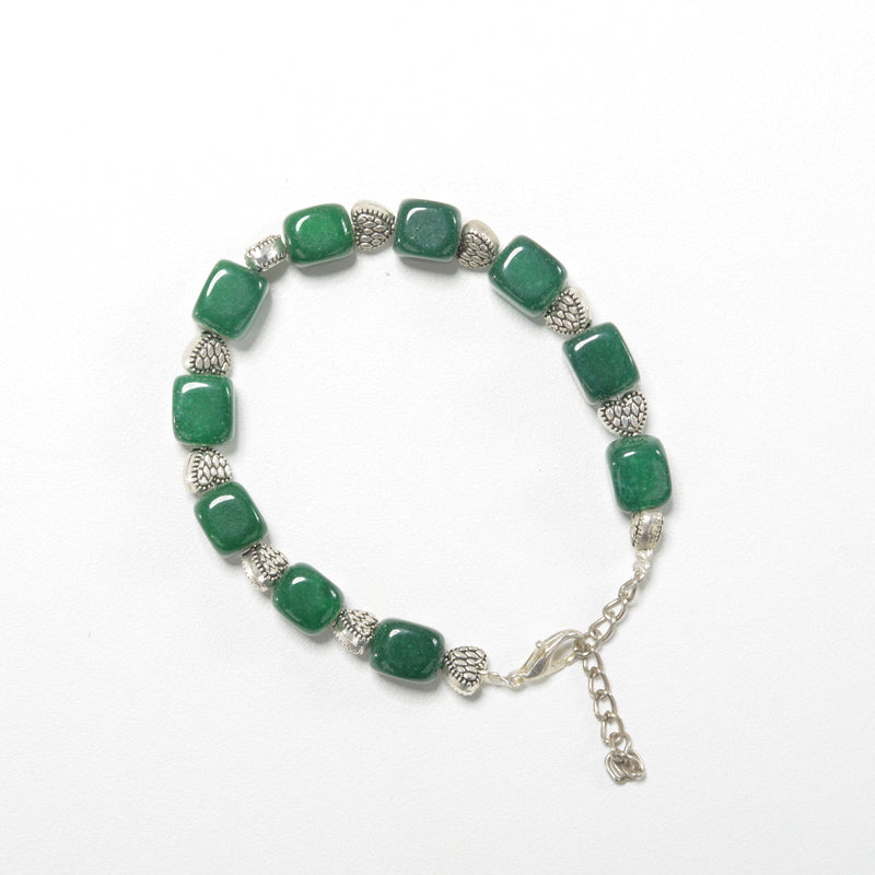 Square Agate Bracelet