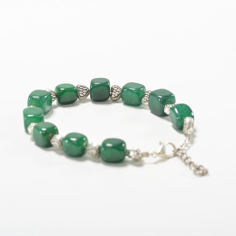 Square Agate Bracelet