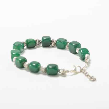 Square Agate Bracelet