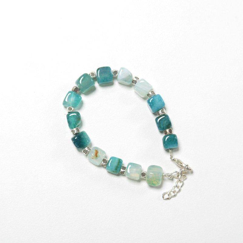 Square Agate Bracelet