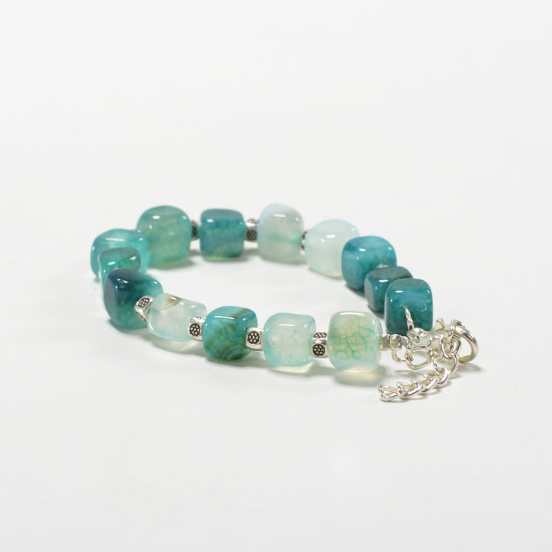 Square Agate Bracelet