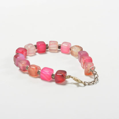 Square Agate Bracelet