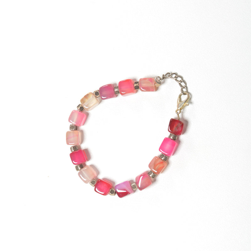 Square Agate Bracelet
