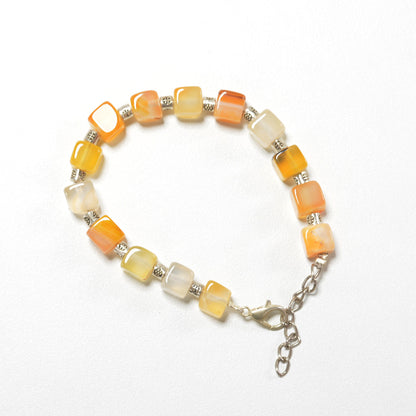 Square Agate Bracelet