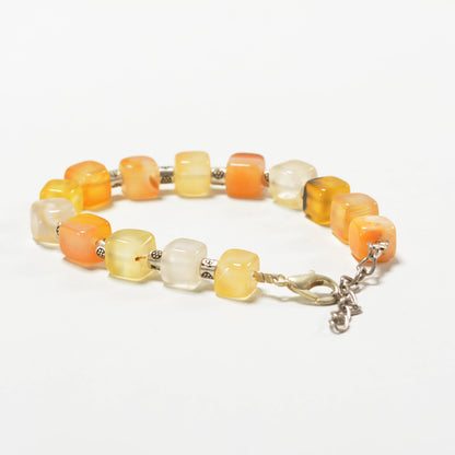 Square Agate Bracelet