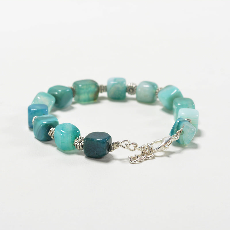 Square Agate Bracelet