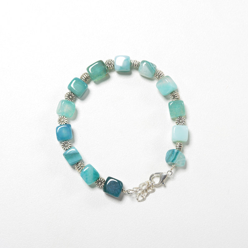 Square Agate Bracelet