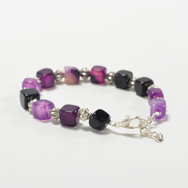 Square Agate Bracelet
