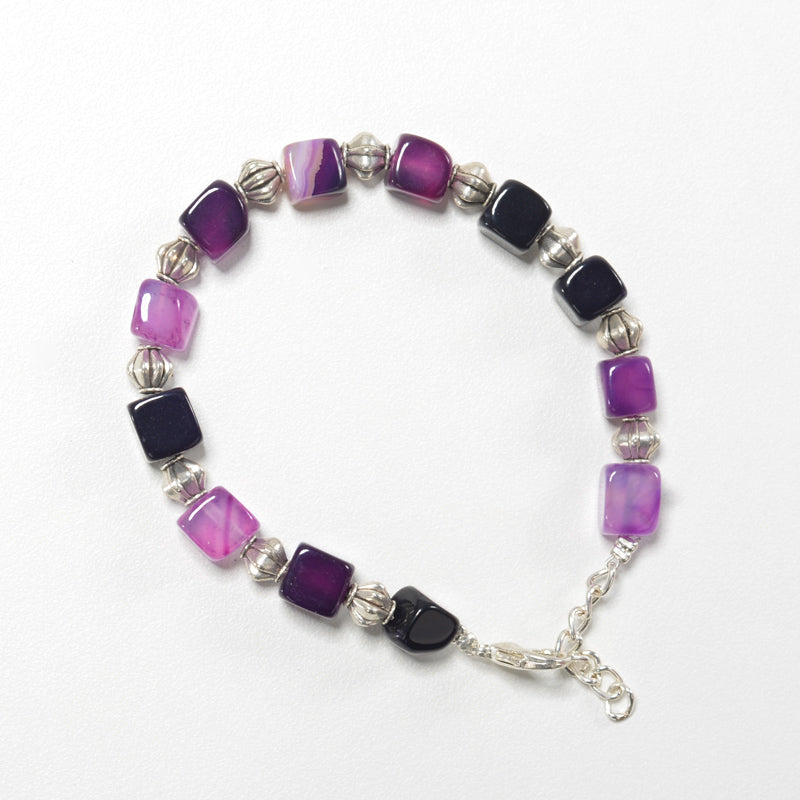 Square Agate Bracelet