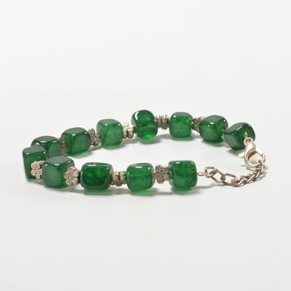 Square Agate Bracelet