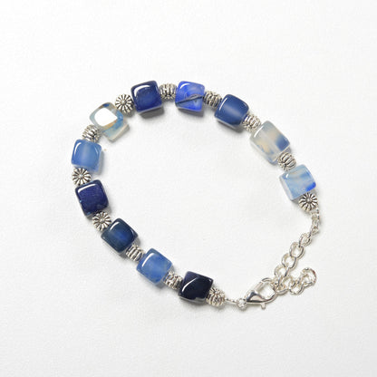 Square Agate Bracelet
