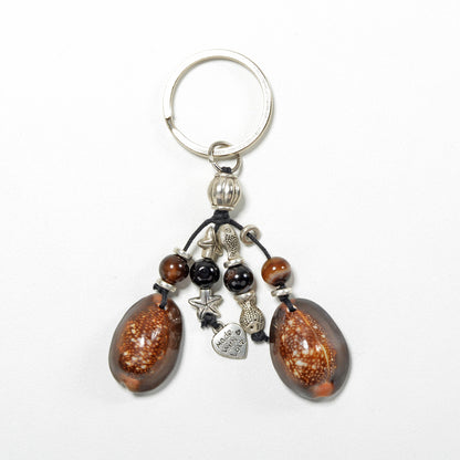 Handcrafted Shell Keychain