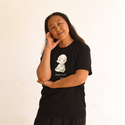 Care enough to be carefree (Baby Buddha)