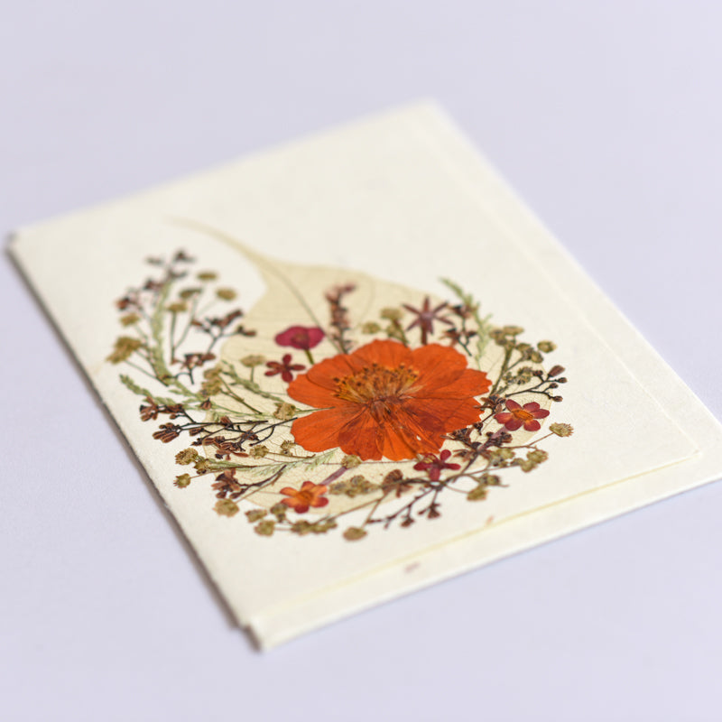 A Bouquet Of Flowers Cards (Set of 4)