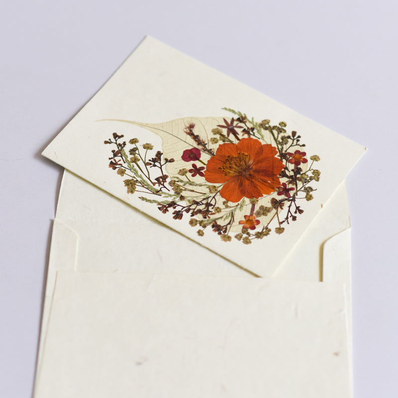 A Bouquet Of Flowers Cards (Set of 4)