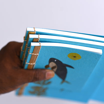 Bamboo Notebook, Fish- Set of 3