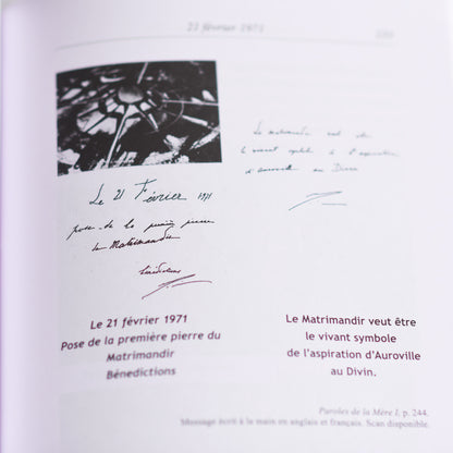 Auroville - Les Paroles de Mère – Tome II