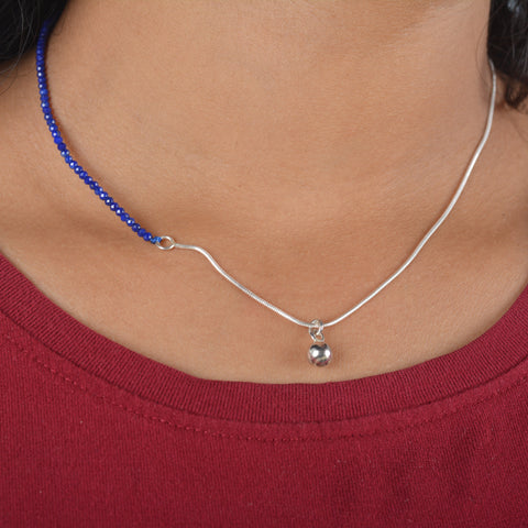 Handcrafted 925 Sterling Silver Gemstone Necklace