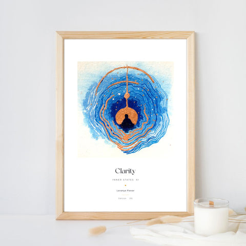 INNER STATES – XI – Clarity | A3 Limited Edition Print | Lavanya Pawar