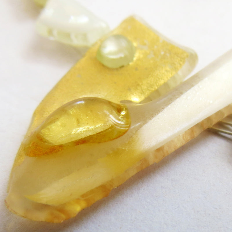 Gold and Silver-in-Glass Set