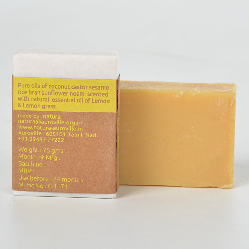Lemon & Lemon Grass Bath Bars - 75 Grams