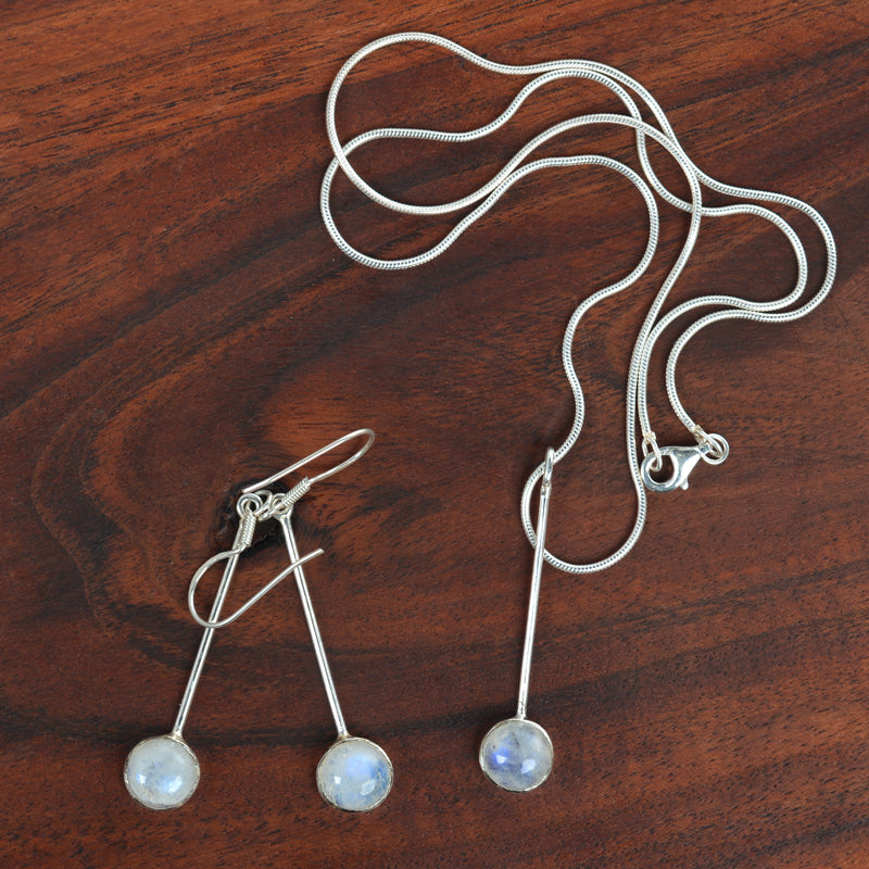 Moonstone Sterling Silver 92.5 Jewellery – Style 2
