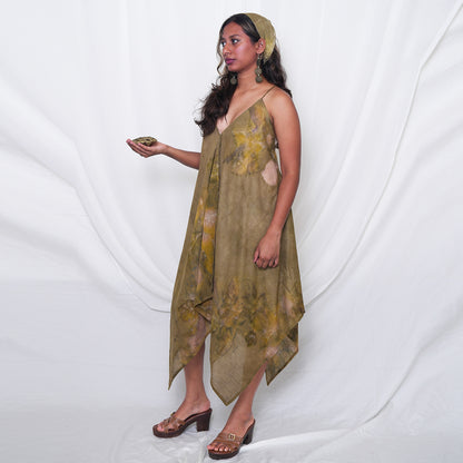 Rope Dress Style 1  – Earthy Floral Print