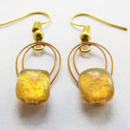 Pink Gold-in-coloured Glass Set