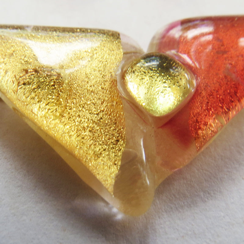 Pink Gold-in-coloured Glass Set