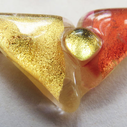Pink Gold-in-coloured Glass Set