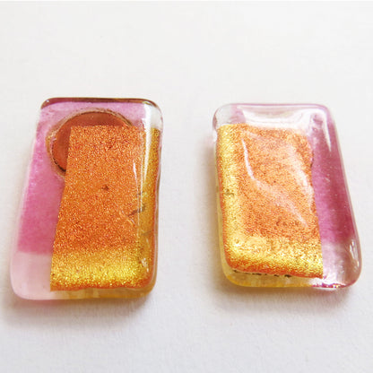 Apricot Gold-in-Glass Set