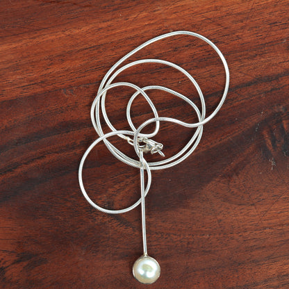 Pearl Silver 92.5 Jewellery Set - Style 2